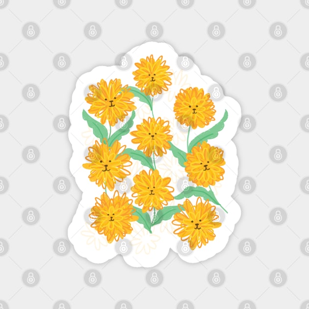 Cheery Dandelions Sticker by latheandquill